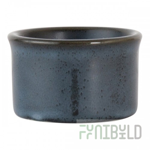 The Potter's Collection by Robert Gordon from Steelite International 6 oz. Round Storm Porcelain Ramekin - 24/Case