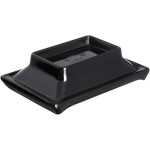 Carlisle 086403 2 oz. Black Japanese Style Melamine Ramekin - 48/Case