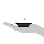 Carlisle 086403 2 oz. Black Japanese Style Melamine Ramekin - 48/Case