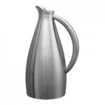 Service Ideas Altus 33.8 oz. Dark Tungsten Stainless Steel Insulated Coffee Carafe / Server ALTU10BSDT