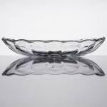 Anchor Hocking 561G 8.25 oz. Crystal Banana Split Dish - 12/Case