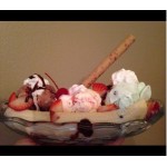 Anchor Hocking 561G 8.25 oz. Crystal Banana Split Dish - 12/Case