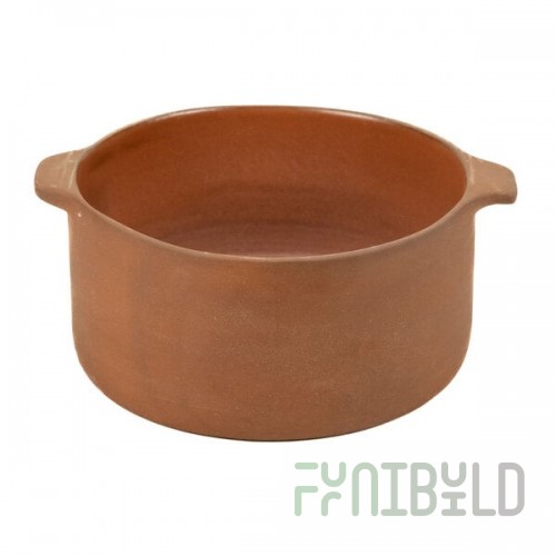 Maria Portugal Terracota Terra 30 oz. Sienna Stoneware Au Gratin Dish by Arc Cardinal - 2/Case