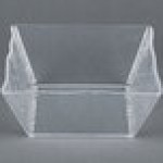 American Metalcraft CRGSQ94 125 oz. Square Clear Rain-Splashed Styrene Bowl American Metalcraft CRGSQ94 125 oz. Square Clear Rain-Splashed Styrene Bowl