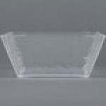 American Metalcraft CRGSQ94 125 oz. Square Clear Rain-Splashed Styrene Bowl American Metalcraft CRGSQ94 125 oz. Square Clear Rain-Splashed Styrene Bowl