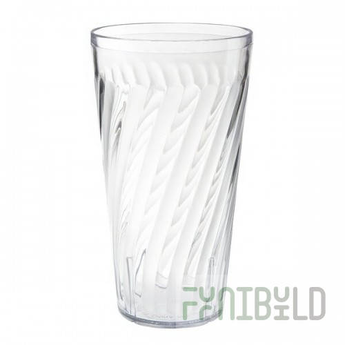 GET 2232-1-CL Tahiti 32 oz. Clear Customizable SAN Plastic Tumbler - 72/Case