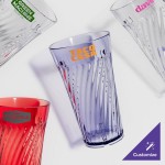 GET 2232-1-CL Tahiti 32 oz. Clear Customizable SAN Plastic Tumbler - 72/Case GET 2232-1-CL Tahiti 32 oz. Clear Customizable SAN Plastic Tumbler - 72/Case