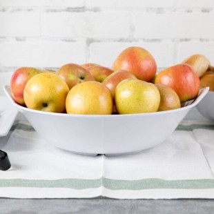 GET ML-95-W 4 Qt. White Siciliano Bowl - 6/Case GET ML-95-W 4 Qt. White Siciliano Bowl - 6/Case
