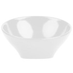 Elite Global Solutions M75 Pappasan White 18 oz. Slanted Melamine Bowl Elite Global Solutions M75 Pappasan White 18 oz. Slanted Melamine Bowl