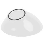 Elite Global Solutions M75 Pappasan White 18 oz. Slanted Melamine Bowl Elite Global Solutions M75 Pappasan White 18 oz. Slanted Melamine Bowl