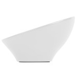 Elite Global Solutions M75 Pappasan White 18 oz. Slanted Melamine Bowl Elite Global Solutions M75 Pappasan White 18 oz. Slanted Melamine Bowl