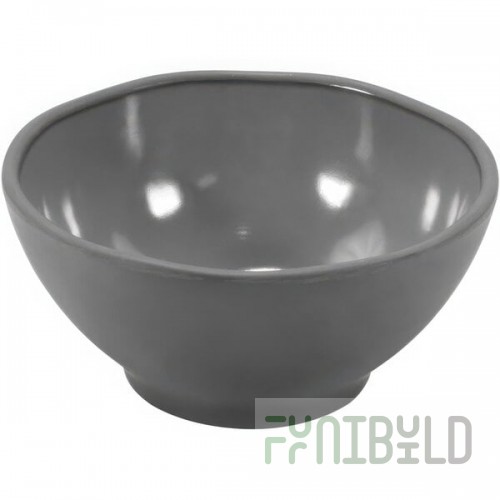 Dalebrook Marl from Global Tableware Collective 28 oz. Charcoal Gray Melamine Bowl - 6/Case