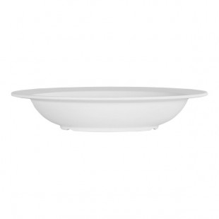 Cal-Mil Narrow Rim 16 oz. White Round Melamine Bowl
