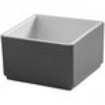 American Metalcraft Unity 10 oz. Square Melamine Graphite Bowl