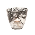 Hollowick 6806BK Wysp Black Glass Votive Hollowick 6806BK Wysp Black Glass Votive
