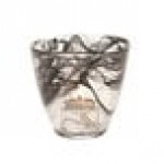Hollowick 6806BK Wysp Black Glass Votive Hollowick 6806BK Wysp Black Glass Votive