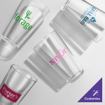Arcoroc 16 oz. Customizable Rim Tempered Mixing Glass / Pint Glass by Arc Cardinal - 24/Case
