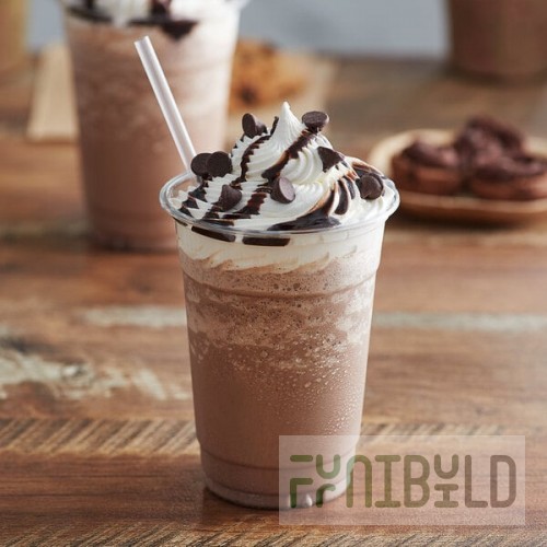 Big Train 3.5 lb. Mocha Blended Ice Coffee Mix - 5/Case
