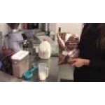 Big Train 3.5 lb. Mocha Blended Ice Coffee Mix - 5/Case