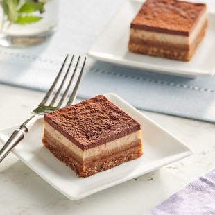 Nats Rawline Plant-Based Vegan Tiramisu Raw Cake Square 2.3 oz. - 12/Case Nats Rawline Plant-Based Vegan Tiramisu Raw Cake Square 2.3 oz. - 12/Case