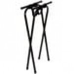 TableCraft 24BK Black-Powder-Coated Metal Tray Stand - 31 TableCraft 24BK Black-Powder-Coated Metal Tray Stand - 31