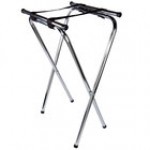TableCraft 24BK Black-Powder-Coated Metal Tray Stand - 31 TableCraft 24BK Black-Powder-Coated Metal Tray Stand - 31