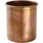 American Metalcraft BARC5 Antique Copper Satin Finish Bar / Coffee Caddy - 8 American Metalcraft BARC5 Antique Copper Satin Finish Bar / Coffee Caddy - 8