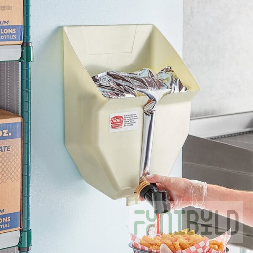 Heinz Vol-Pak Rack Wall Mounting and Valve Pump Kit for 3 Gallon Pouched Condiments