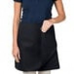 Intedge Black Poly-Cotton 4-Way Waist Apron - 38 Intedge Black Poly-Cotton 4-Way Waist Apron - 38