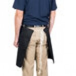 Intedge Black Poly-Cotton 4-Way Waist Apron - 38 Intedge Black Poly-Cotton 4-Way Waist Apron - 38