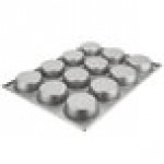 Chicago Metallic 44215 12 Cup 10.5 oz. Glazed Aluminized Steel Mini Cake / Jumbo Muffin Pan - 15 1/2 Chicago Metallic 44215 12 Cup 10.5 oz. Glazed Aluminized Steel Mini Cake / Jumbo Muffin Pan - 15 1/2