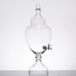 Fifth Avenue Crystal Winston 1 Gallon Glass Beverage Dispenser by Jay Companies Fifth Avenue Crystal Winston 1 Gallon Glass Beverage Dispenser by Jay Companies