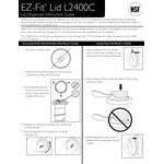 San Jamar L2400C EZ-Fit® In-Counter 24 - 46 oz. Lid Dispenser San Jamar L2400C EZ-Fit® In-Counter 24 - 46 oz. Lid Dispenser
