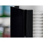 Choice Black 2-Section Countertop Cup and Lid Organizer Choice Black 2-Section Countertop Cup and Lid Organizer