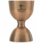 Barfly® M37098ACP 25 mL & 50 mL (0.85 oz. & 1.7 oz.) Antique Copper Heavy-Duty Straight Rim Bell Jigger