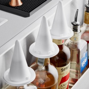 Nite Cap Large Pointed Plastic Dust Cap Cover for Liquor Pourers - 1,400/Case
