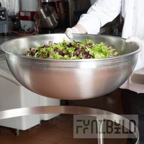 Vollrath 79450 45 Qt. Heavy Duty Stainless Steel Mixing Bowl