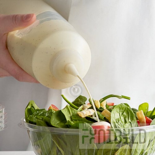 Vollrath 5232-13 Traex® 32 oz. Clear Single Tip Standard Squeeze Bottle
