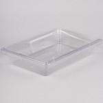 Rubbermaid® FG330700CLR Clear Polycarbonate Food Storage Box - 18