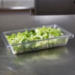 Rubbermaid® FG330700CLR Clear Polycarbonate Food Storage Box - 18