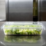 Rubbermaid® FG330700CLR Clear Polycarbonate Food Storage Box - 18