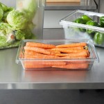 Rubbermaid® FG330700CLR Clear Polycarbonate Food Storage Box - 18