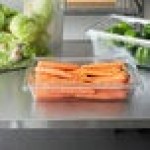 Rubbermaid® FG330700CLR Clear Polycarbonate Food Storage Box - 18