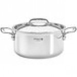 de Buyer Affinity 9.1 Qt. 5-Ply Stainless Steel Sauce Pot with Cover 3742.28