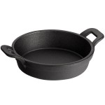 TableCraft CW30142 18 oz. Pre-Seasoned Mini Cast Iron Round Casserole Dish