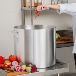 Choice 100 Qt. Standard Weight Aluminum Stock Pot
