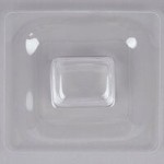 Carlisle CM1104C1402 Coldmaster CoolCheck 1/6 Size White Cold ABS Plastic Food Pan - 6 Carlisle CM1104C1402 Coldmaster CoolCheck 1/6 Size White Cold ABS Plastic Food Pan - 6