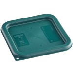 Carlisle 2 and 4 Qt. Green Square Polypropylene Food Storage Container Lid