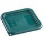 Carlisle 2 and 4 Qt. Green Square Polypropylene Food Storage Container Lid