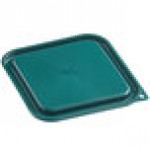 Carlisle 2 and 4 Qt. Green Square Polypropylene Food Storage Container Lid